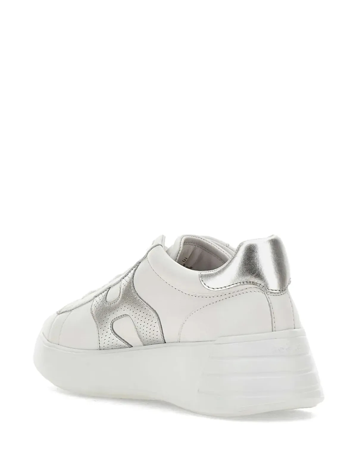 Hogan Rebel perforated silver logo トレーナー - 画像5