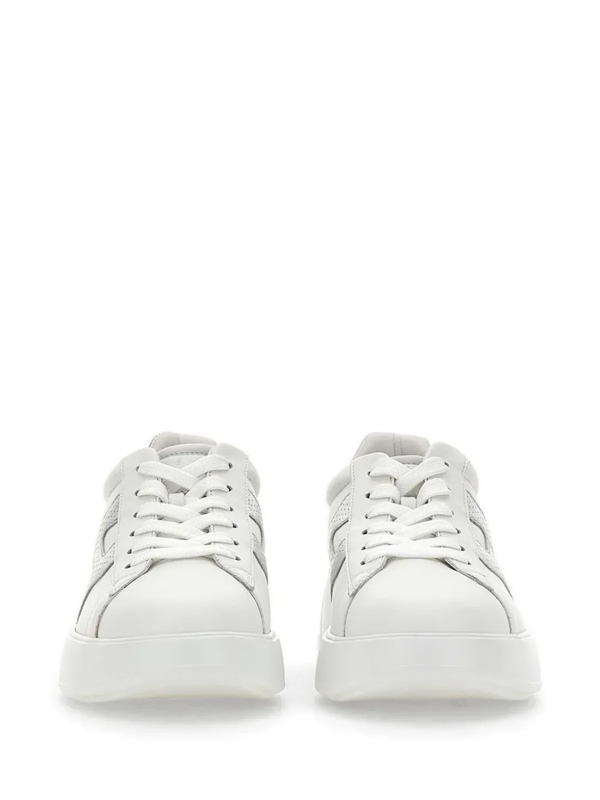 Hogan Rebel perforated silver logo トレーナー - 画像3