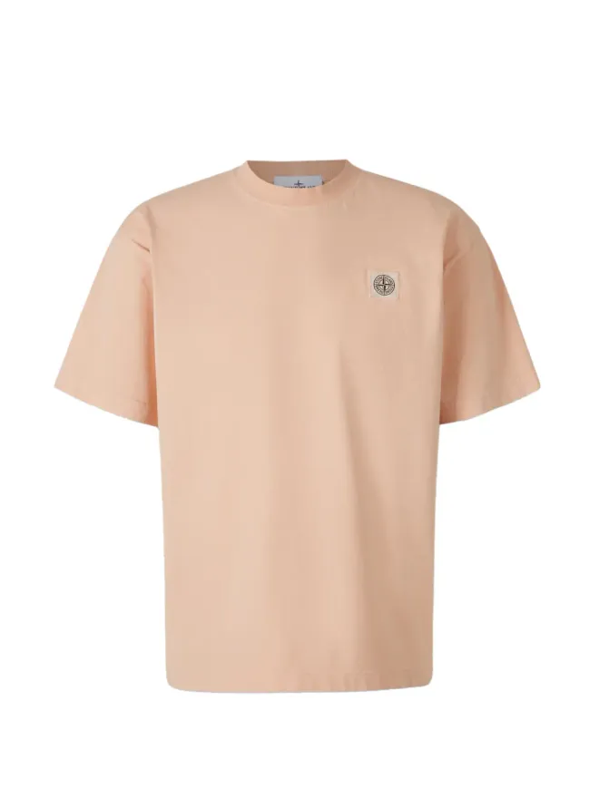 Stone Island Stone Island リブ編みインシグニアパッチTシャツ - Neutralsの商品画像