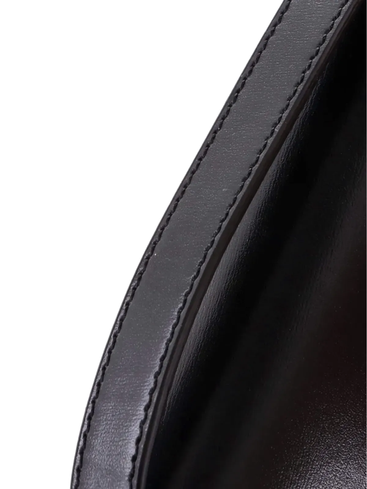 Celine Pre-Owned Besace Triomphe Shoulder Bag Leather Small crossbody bag - Black - 画像5