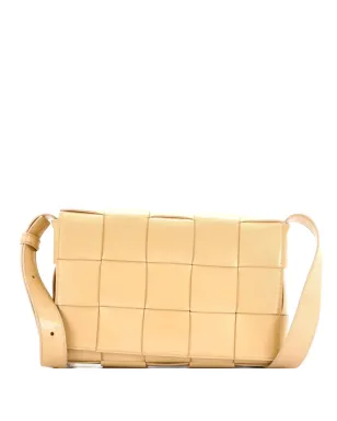 Bottega Veneta Pre-Owned カセット Maxi Intrecciato パテント クロスボディバッグ - Neutrals - サムネイル1