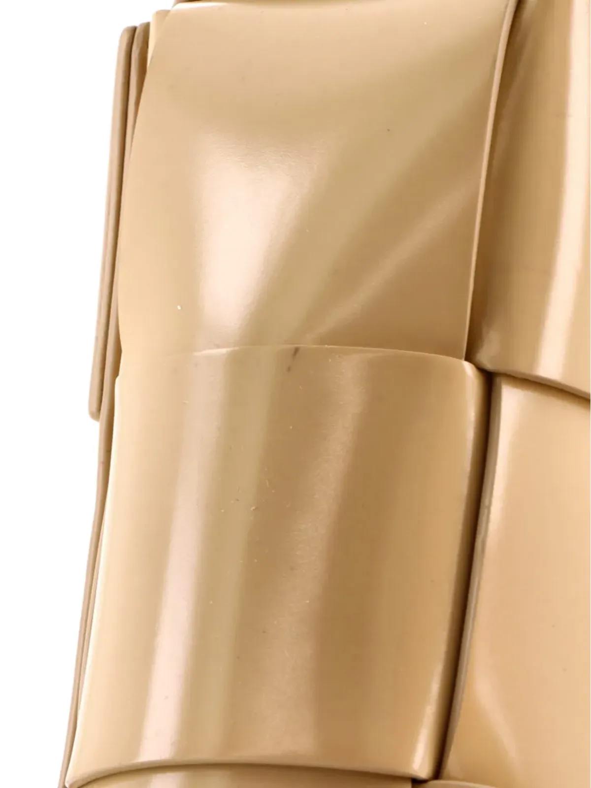 Bottega Veneta Pre-Owned カセット Maxi Intrecciato パテント クロスボディバッグ - Neutrals - 画像5