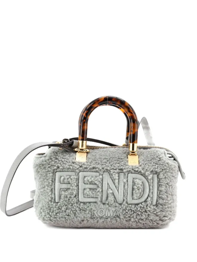 Fendi Pre-Owned Fendi ビンテージ ロゴ・バイ・ザ・ウェイ トップハンドルバッグ シアリング ミニ・サッチェルの商品画像