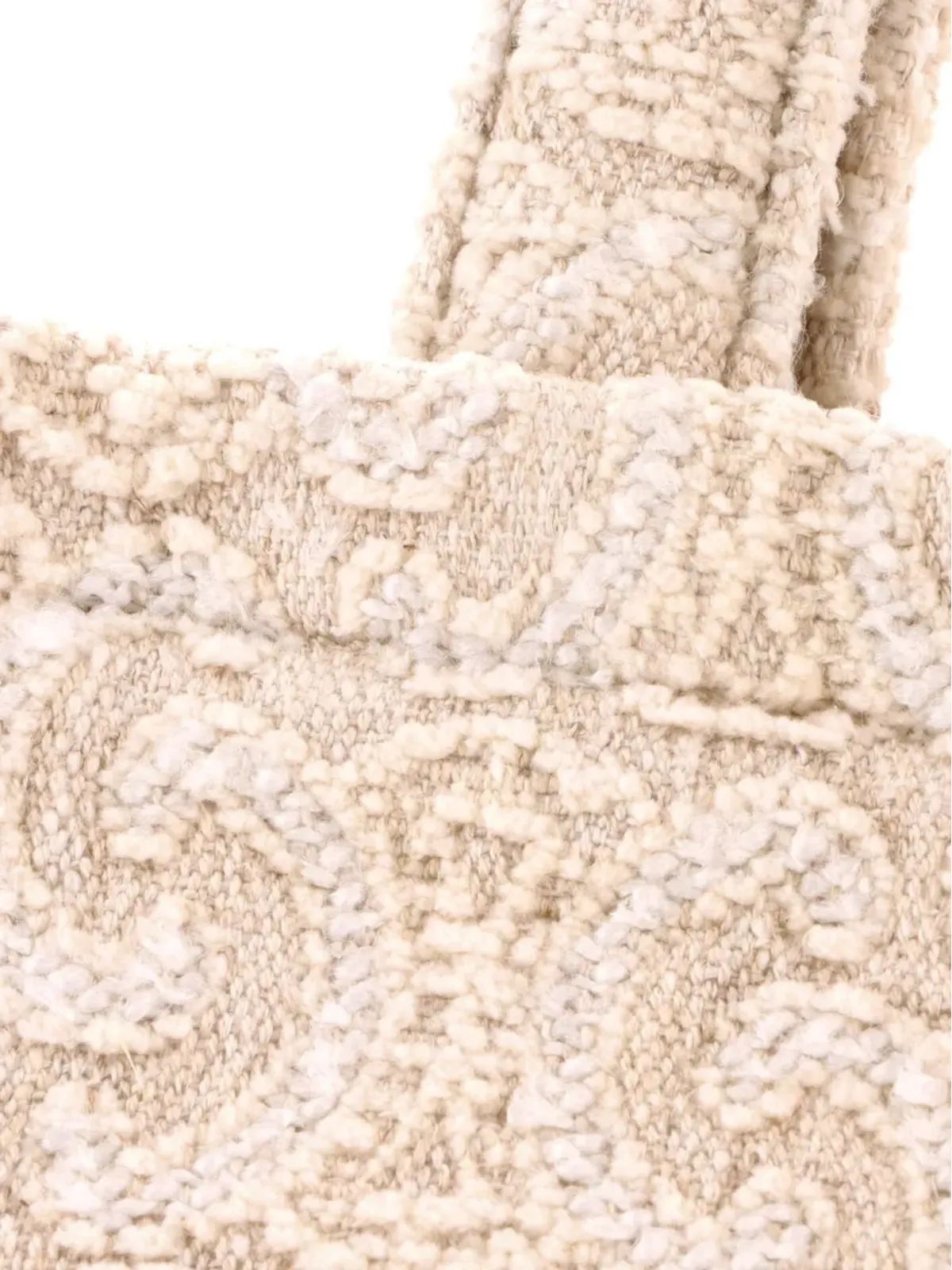 Celine Pre-Owned Cabas Thais Triomphe Wool トートバッグ - Neutrals - 画像5