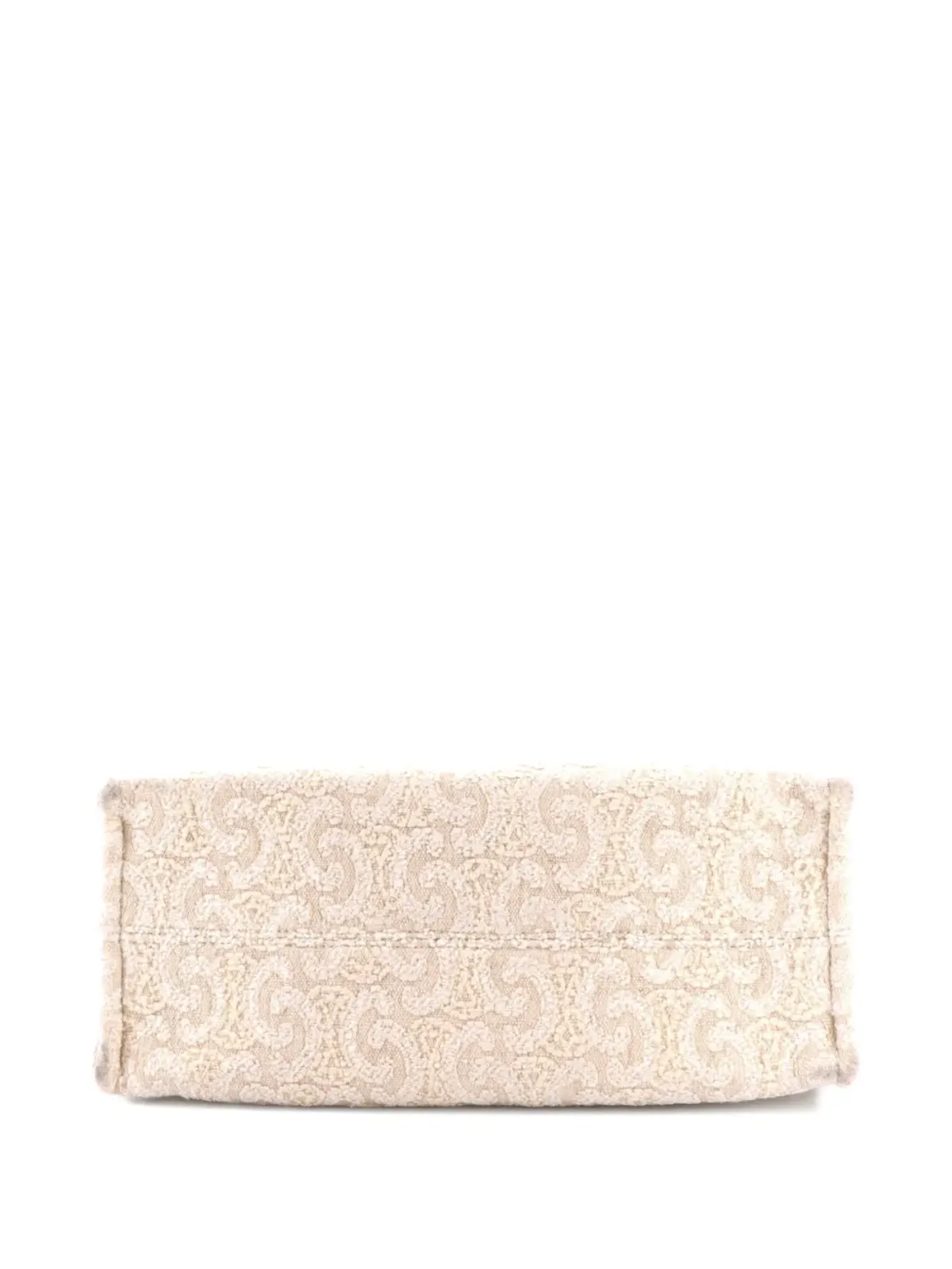 Celine Pre-Owned Cabas Thais Triomphe Wool トートバッグ - Neutrals - 画像4