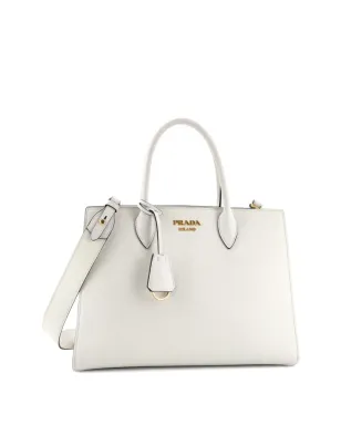 Prada Pre-Owned サイドプリーツ サフィアーノレザー トートバッグ - サムネイル3