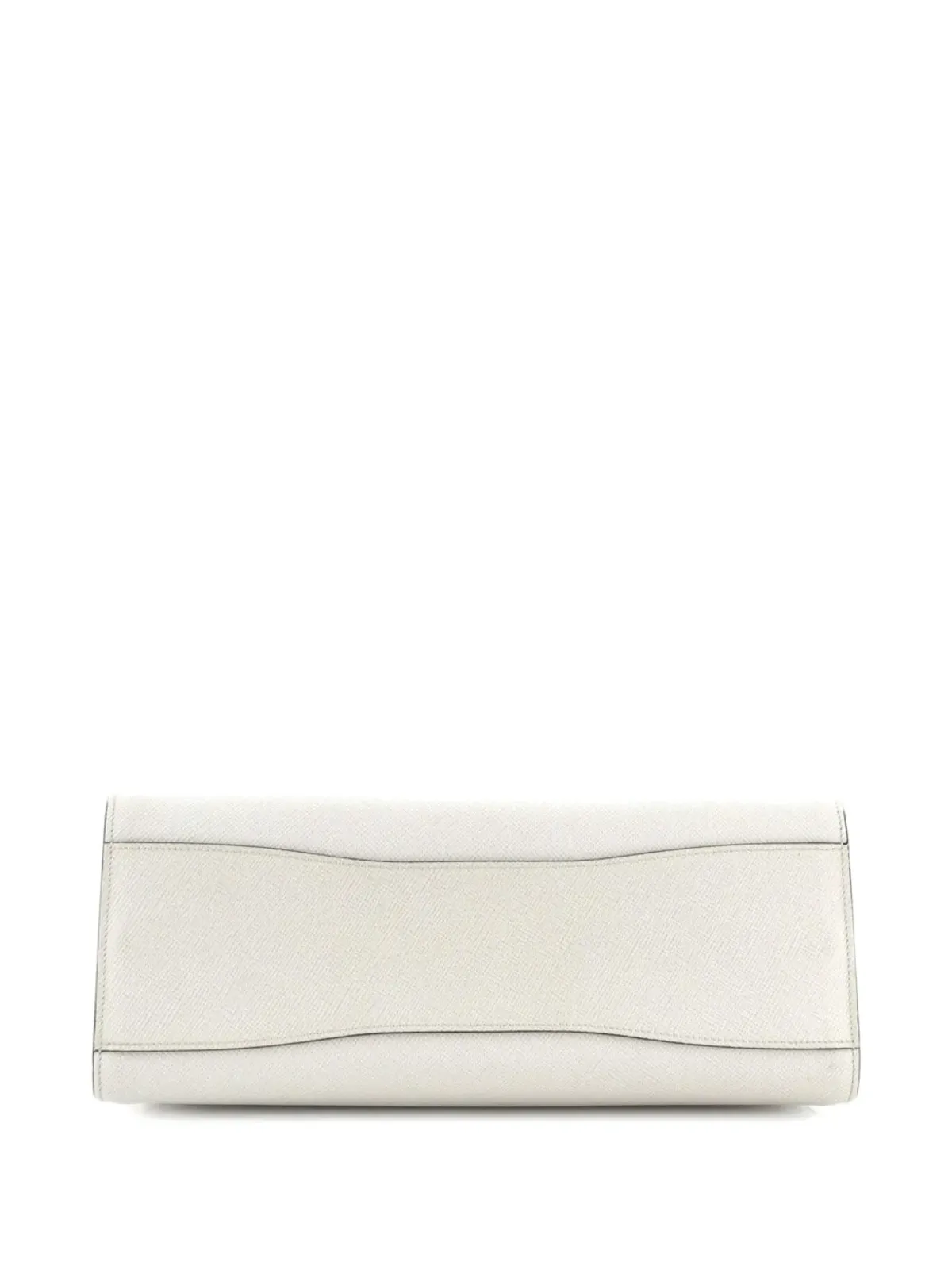 Prada Pre-Owned サイドプリーツ サフィアーノレザー トートバッグ - 画像4