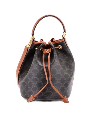 Celine Clara Triomphe コーテッドキャンバス バケットバッグ - サムネイル1