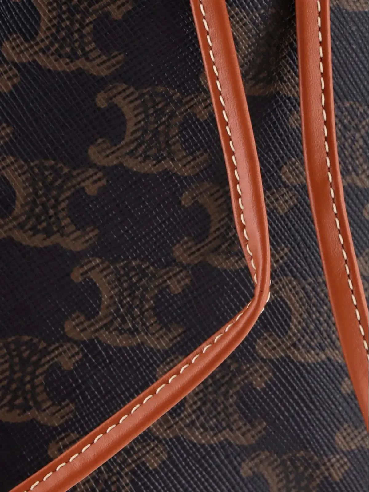 Celine Clara Triomphe コーテッドキャンバス バケットバッグ - 画像5