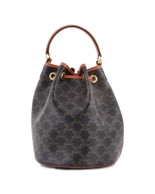 Celine Clara Triomphe コーテッドキャンバス バケットバッグ - サムネイル2