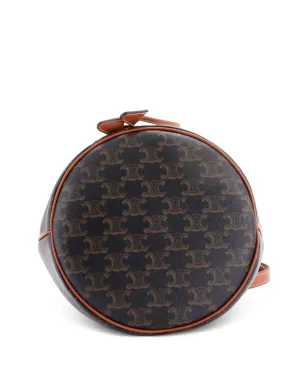 Celine Clara Triomphe コーテッドキャンバス バケットバッグ - サムネイル4