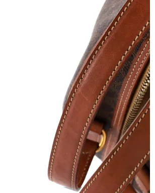 Celine Pre-Owned ドームハンドルバッグ マカダム加工キャンバス サッチェル - ブラウン - サムネイル5