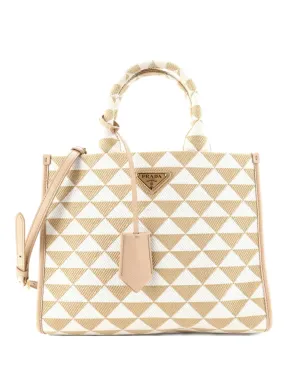 Prada Pre-Owned Symbole Shopper Jacquard 小型トートバッグ - サムネイル1