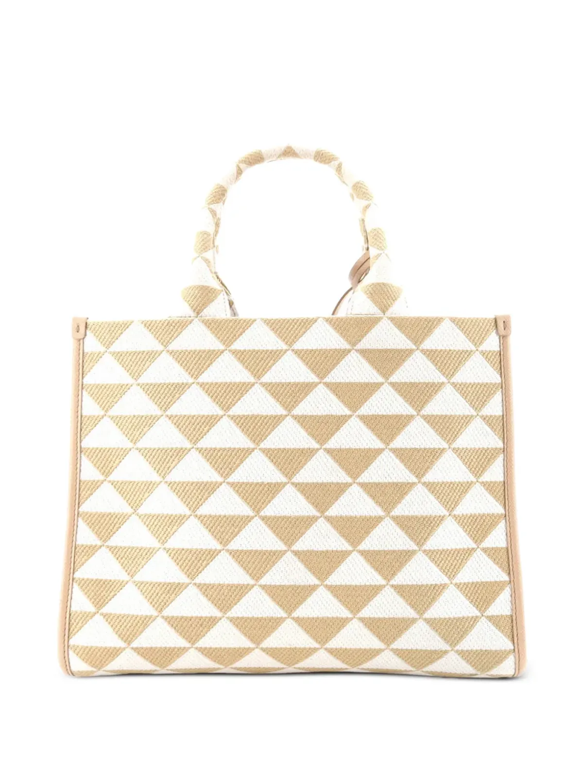 Prada Pre-Owned Symbole Shopper Jacquard 小型トートバッグ - 画像2