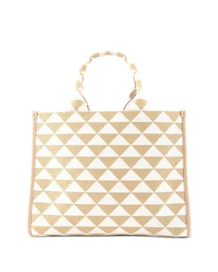 Prada Pre-Owned Symbole Shopper Jacquard 小型トートバッグ - サムネイル2