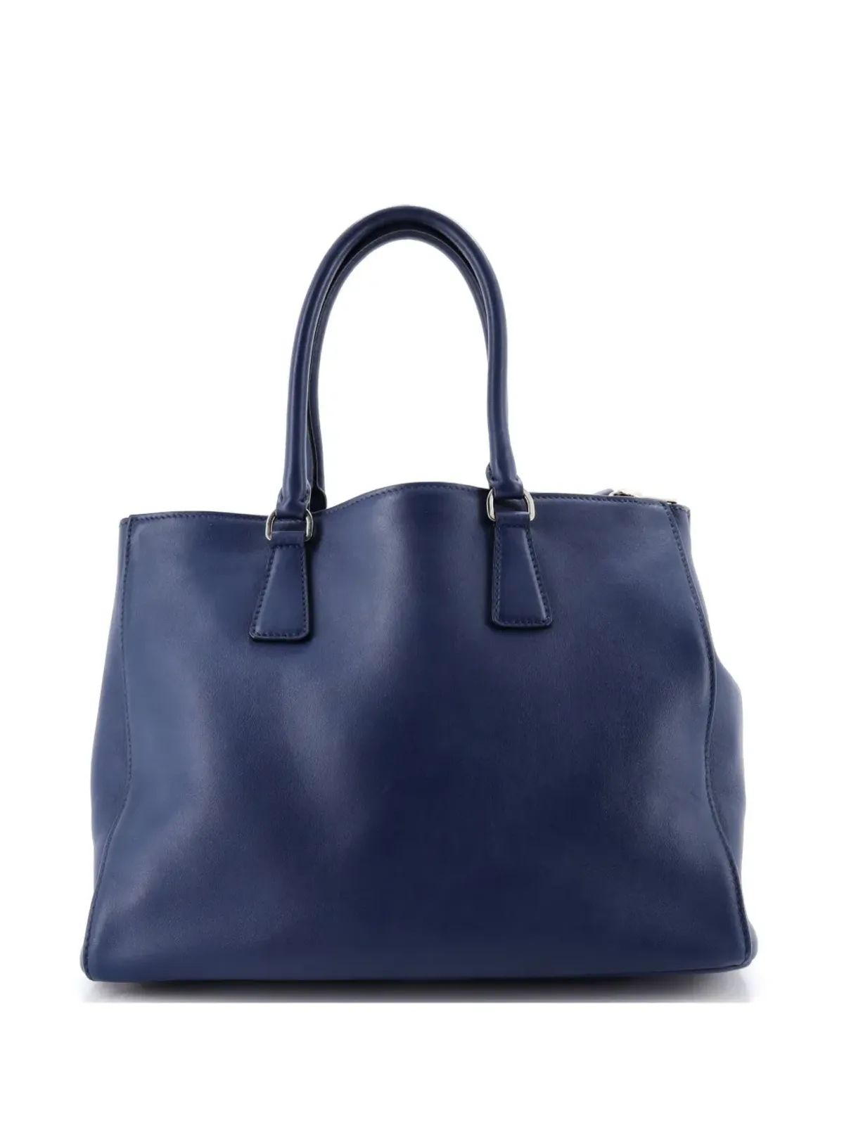 Prada Pre-Owned ガレリア ダブルジップ トート レザー サッチェル - ブルー - 画像2