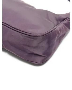 Prada Pre-Owned 1990 logo-appliqué handbag - Purple - サムネイル5