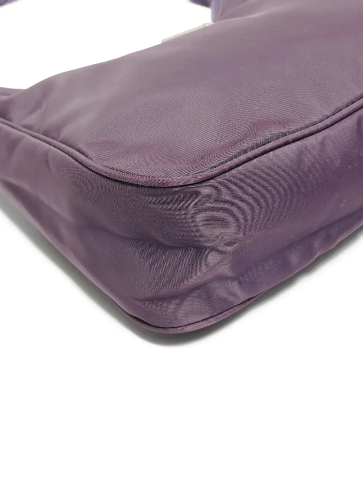 Prada Pre-Owned 1990 logo-appliqué handbag - Purple - 画像4