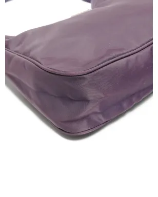 Prada Pre-Owned 1990 logo-appliqué handbag - Purple - サムネイル4