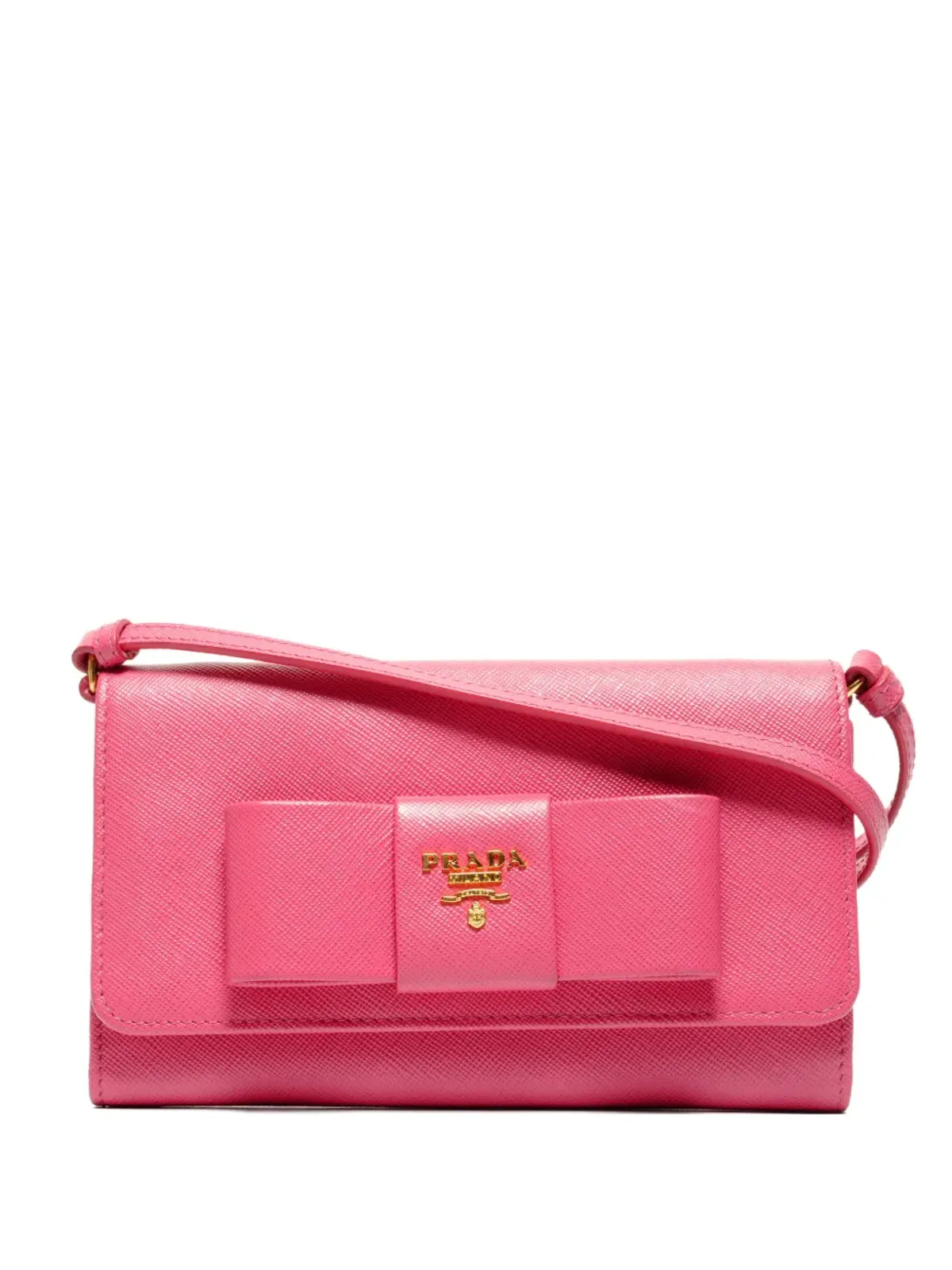 Prada Pre-Owned リボン クロスボディバッグ - 画像1