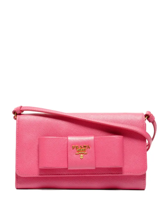 Prada Pre-Owned Prada Pre-Owned リボン クロスボディバッグの商品画像