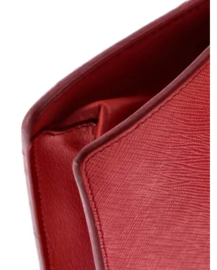 Prada Pre-Owned モノクローム エンベロープ サフィアーノ ミニ カーフ クロスボディバッグ - サムネイル5