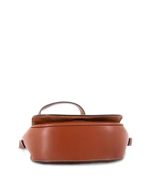 Celine Pre-Owned キュイール・トリオンフ・フォルコ バッグ レザー クロスボディバッグ ブラウン - サムネイル4