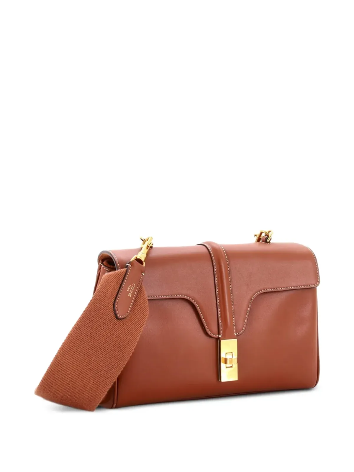 Celine Pre-Owned セリーヌ プレオウンド ソフト カーフスキン ショルダーバッグ - 画像3