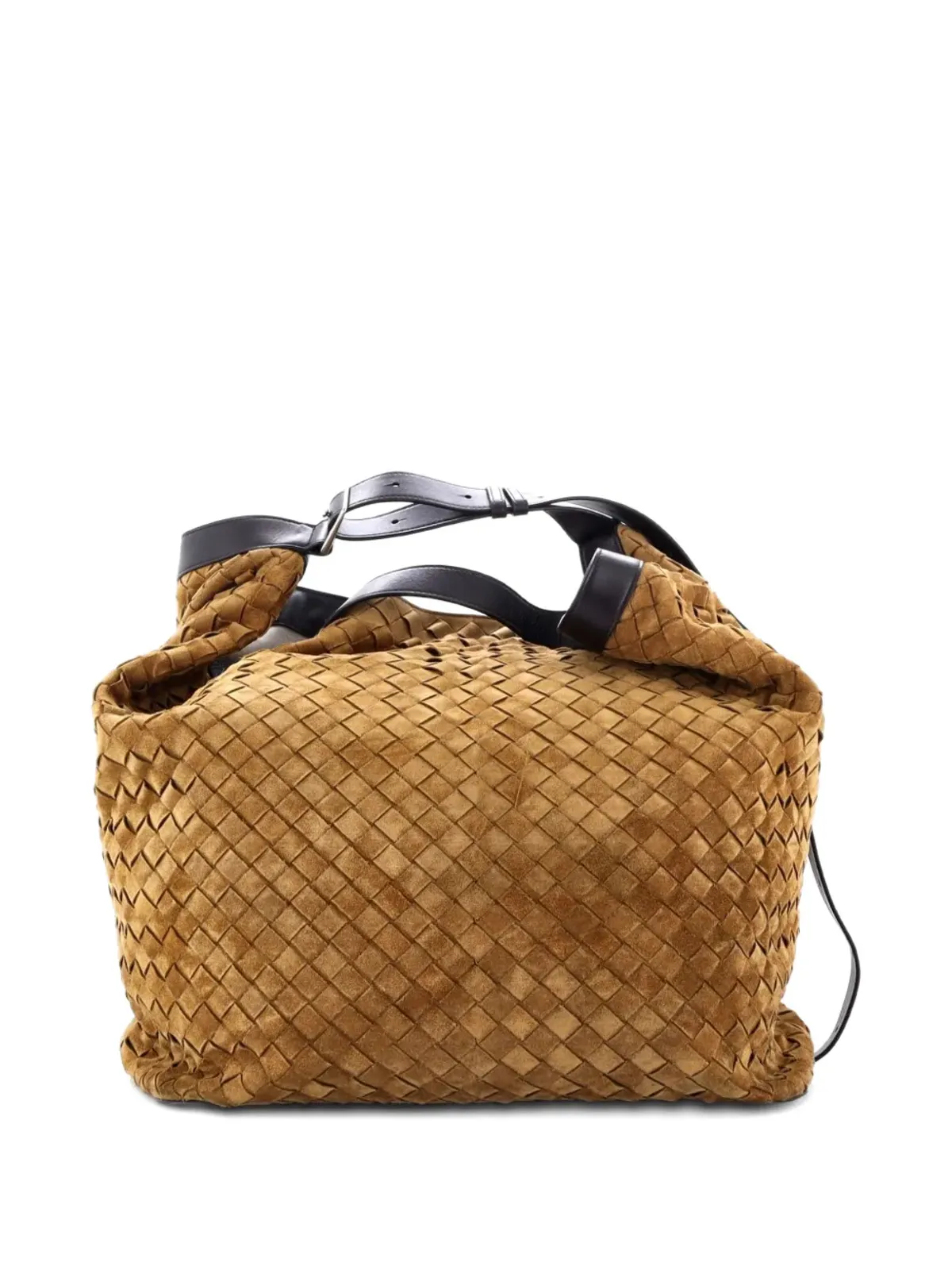 Bottega Veneta パッセンジャー バッグ イントレチャート スエード 大型 クロスボディバッグ - 画像2