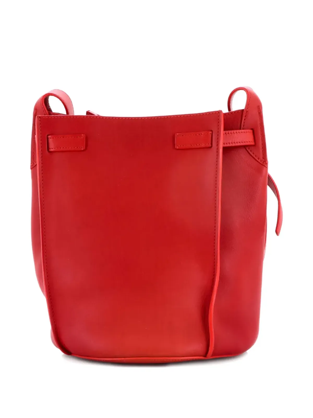 Celine Pre-Owned ロングストラップ ビッグバッグ レザー バケットバッグ - レッド - 画像2
