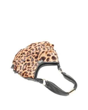 Saint Laurent Pre-Owned フリルレオパード柄 トートバッグ - サムネイル3