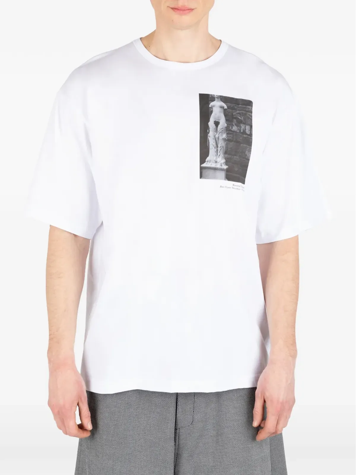 Société Anonyme Rooted Together グラフィックTシャツ（ホワイト） - 画像4
