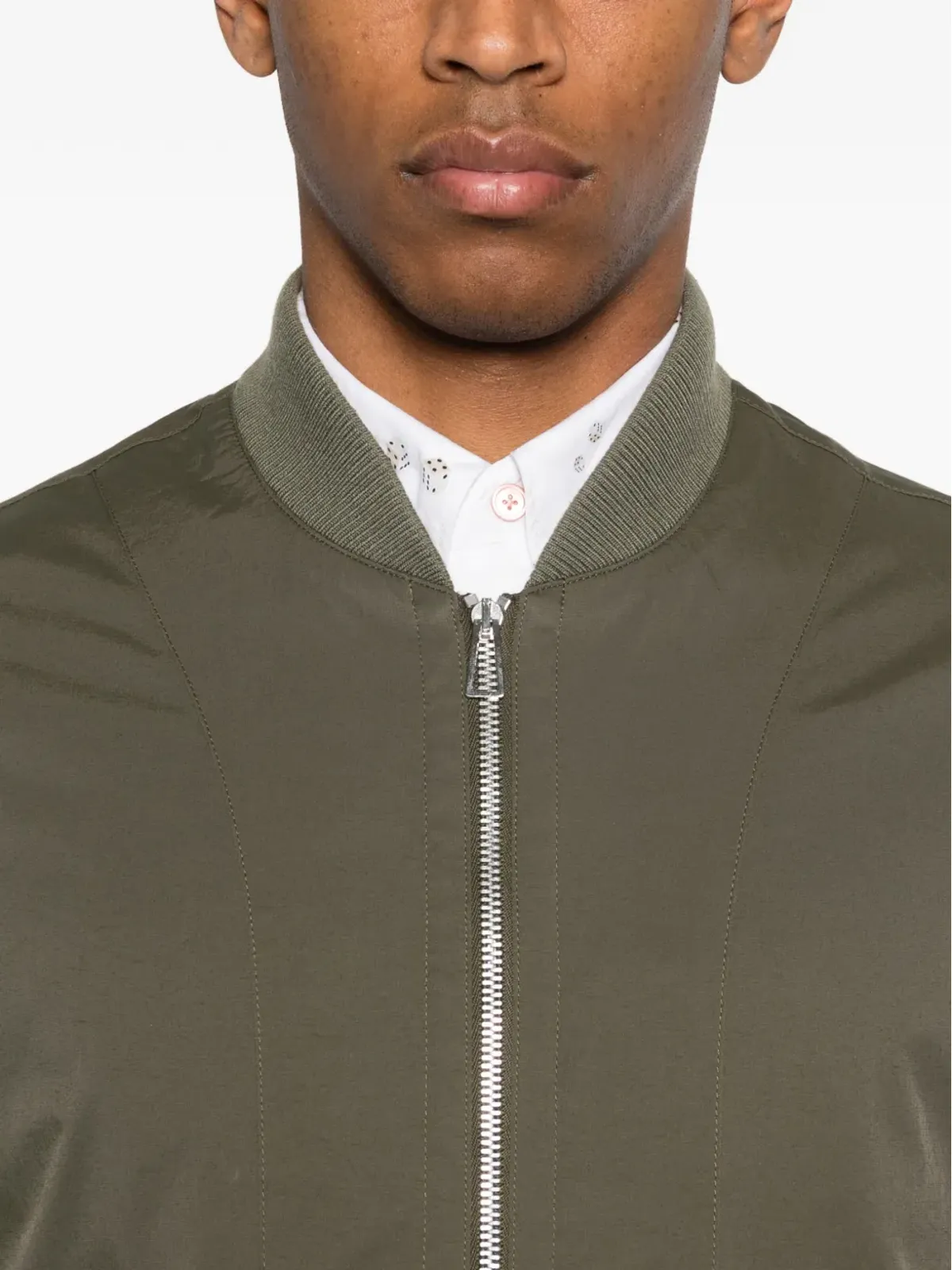 PS Paul Smith ジップボンバージャケット（グリーン） - 画像5