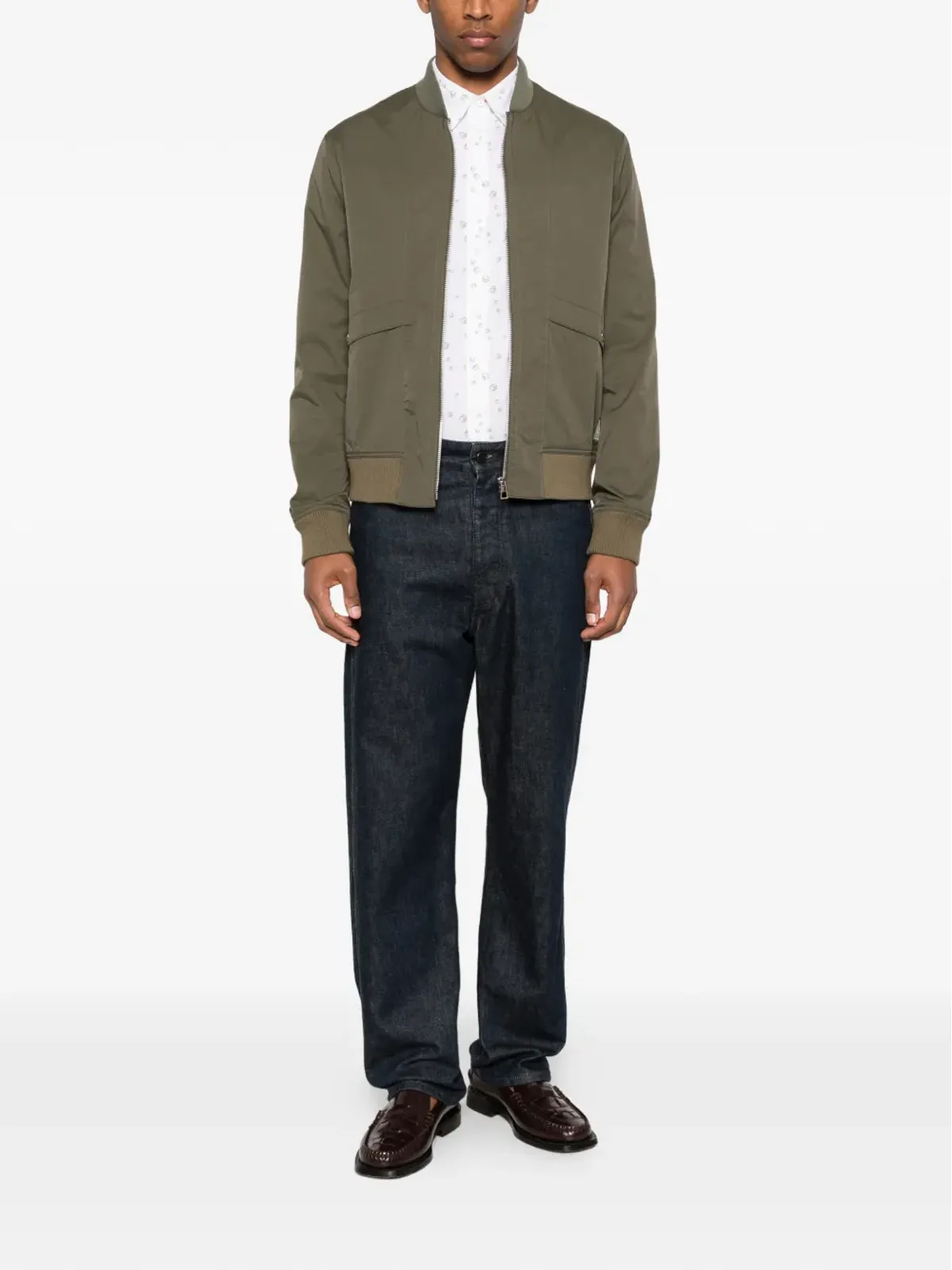 PS Paul Smith ジップボンバージャケット（グリーン） - 画像2