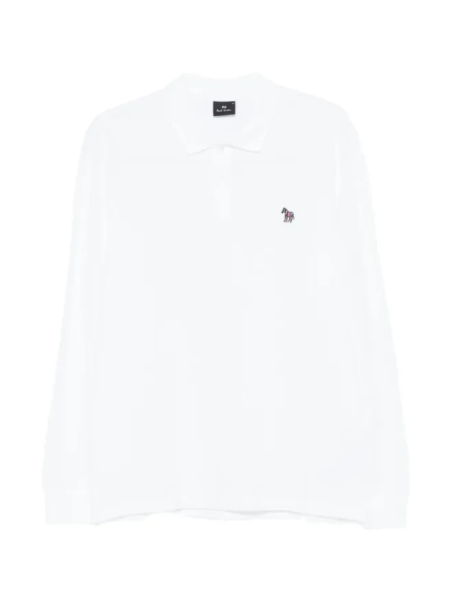 PS Paul Smith PS Paul Smith 長袖ゼブラパッチ ポロシャツの商品画像