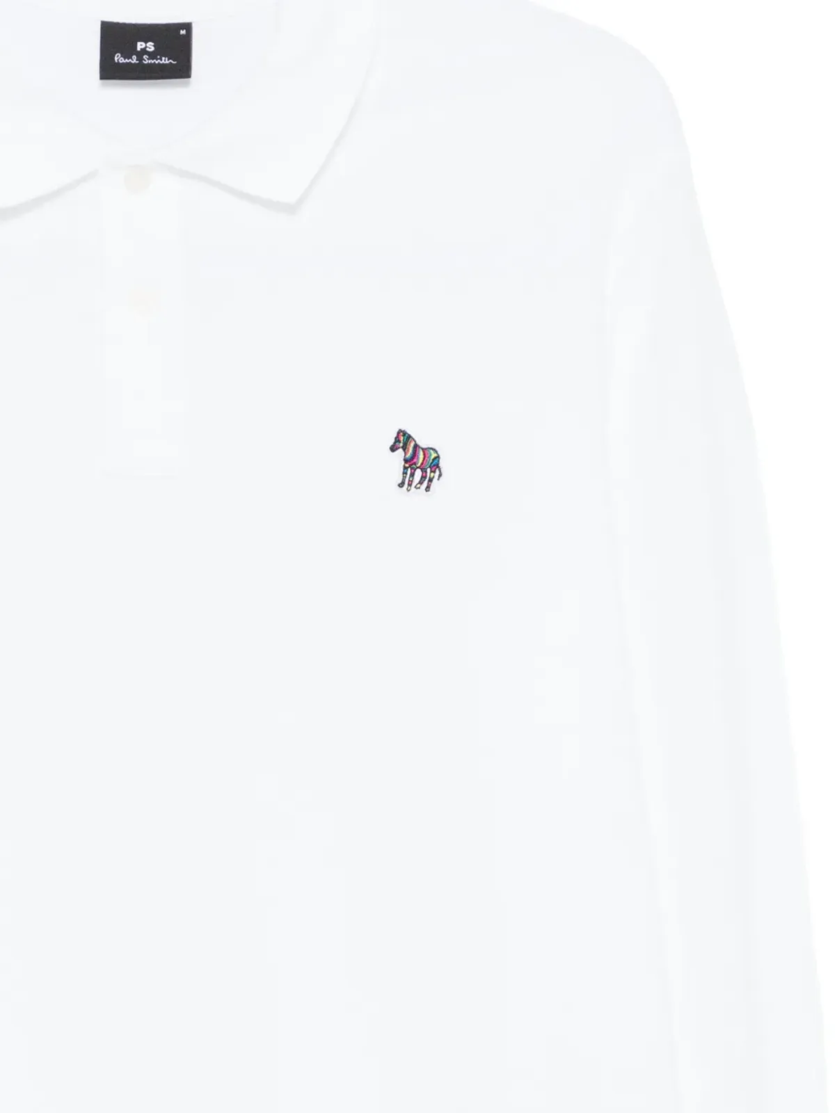 PS Paul Smith 長袖ゼブラパッチ ポロシャツ - 画像3