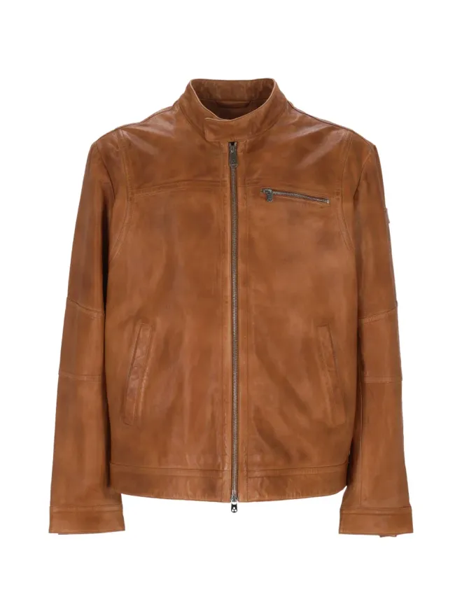 Peuterey Peuterey ジップ付きレザージャケットの商品画像