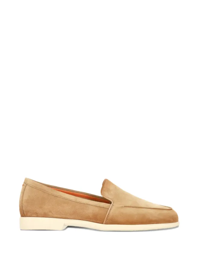 Santoni Santoni アーモンドスエード ローファーの商品画像