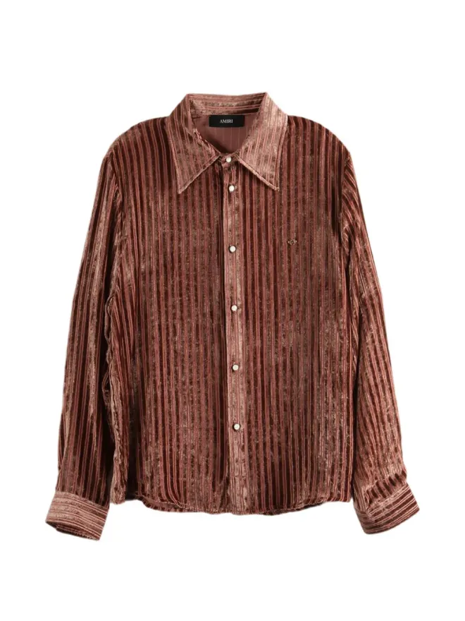 AMIRI AMIRI ストライプ柄ボタンシャツの商品画像
