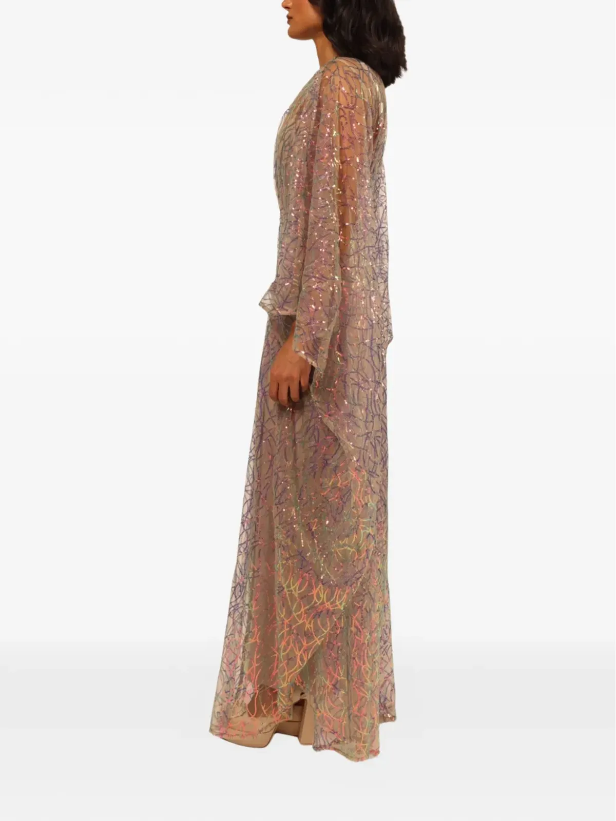 Baruni Habiba embellished maxi dress - 画像3