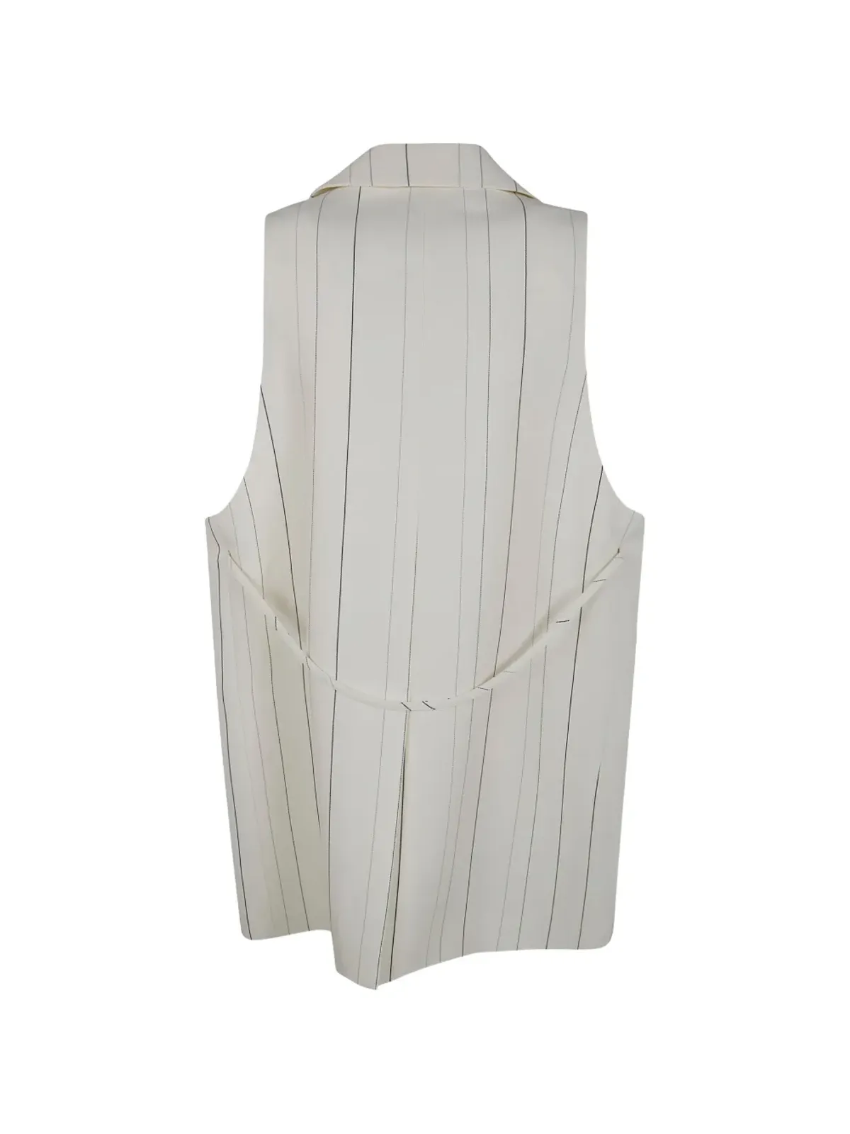 Semicouture striped button waistcoat - Neutrals - 画像2