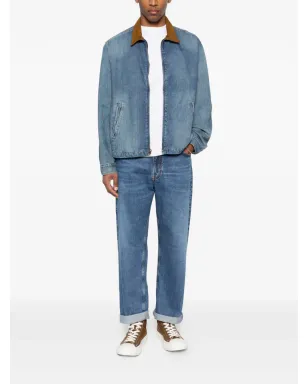 Levi's テクスチャードカラー ジップアップジャケット ブルー - サムネイル2