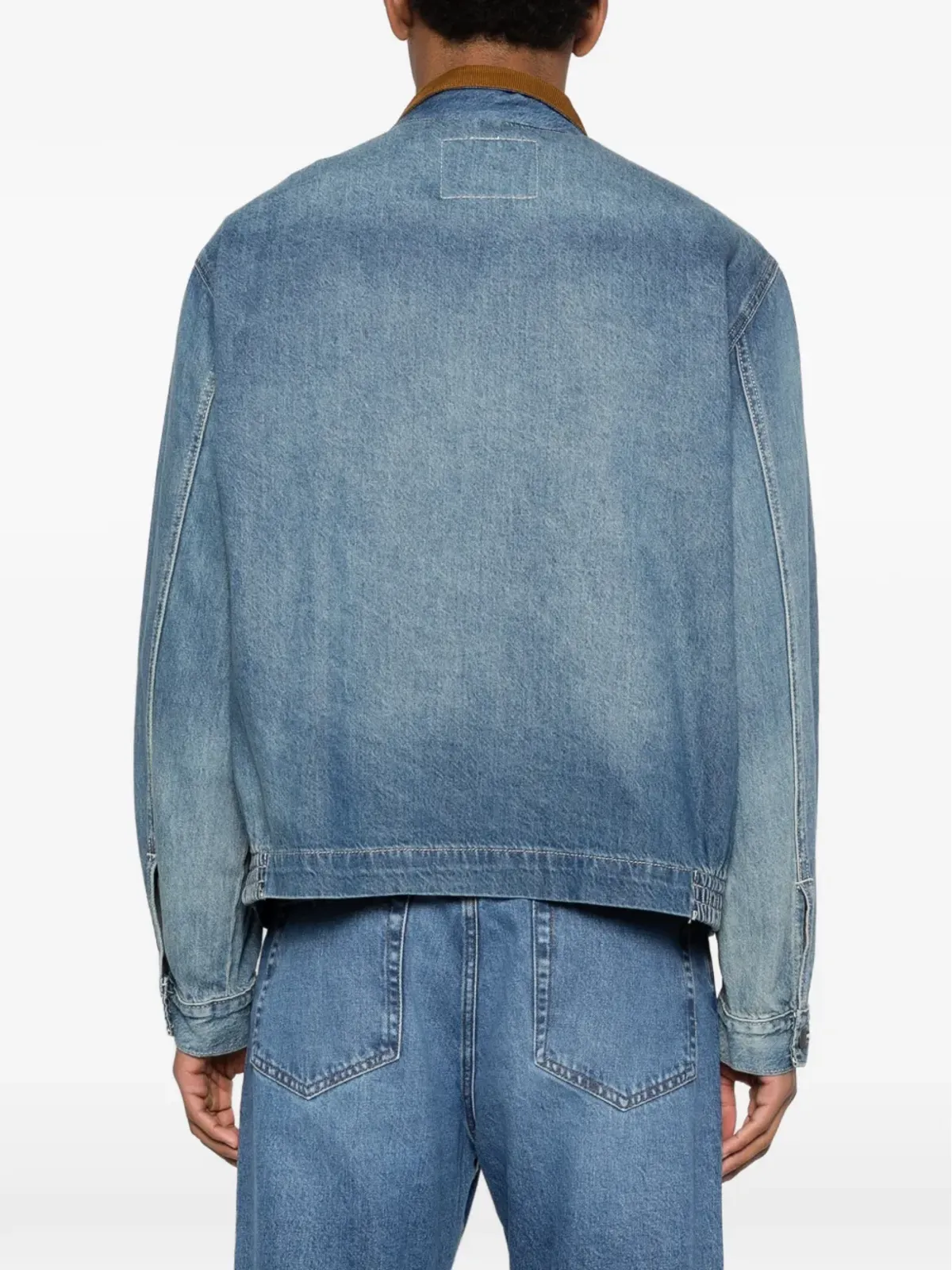Levi's テクスチャードカラー ジップアップジャケット ブルー - 画像4
