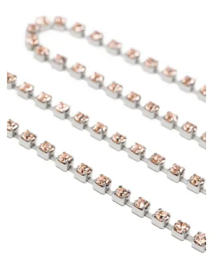 Forte Forte square-stone necklace - Silver - サムネイル2