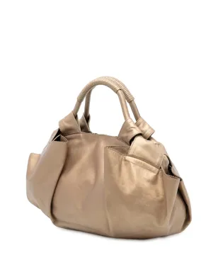 Loewe Pre-Owned ナッパレザー Aire ホーボーバッグ - ゴールド - サムネイル3