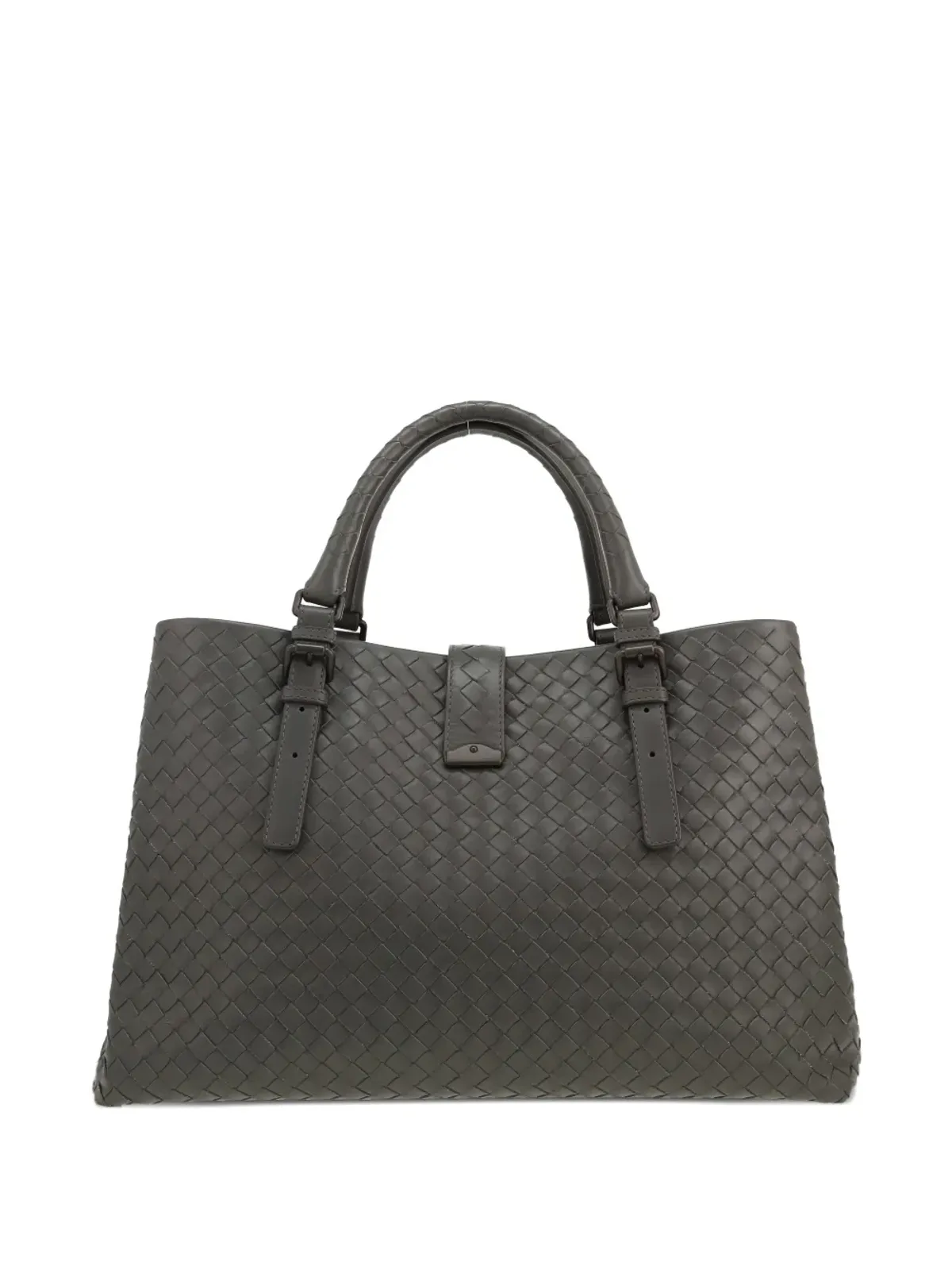 Bottega Veneta ヴィンテージ Roma intrecciato レザートートバッグ - 画像2