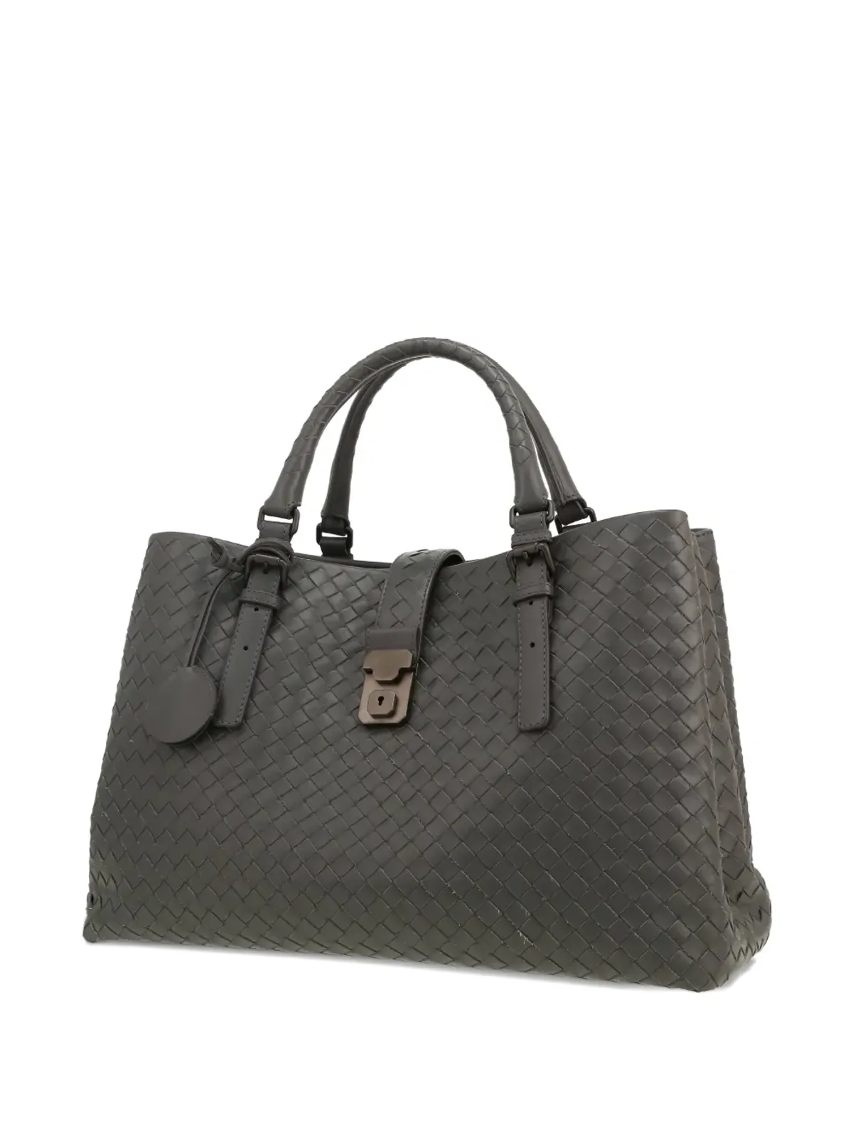 Bottega Veneta ヴィンテージ Roma intrecciato レザートートバッグ - 画像3