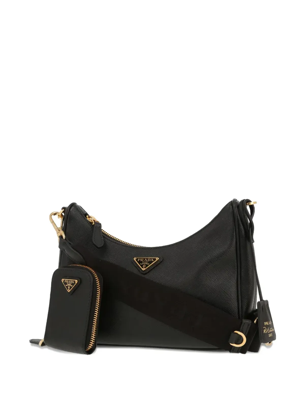 Prada ビンテージ サフィアーノレザー ショルダーバッグ - 画像5