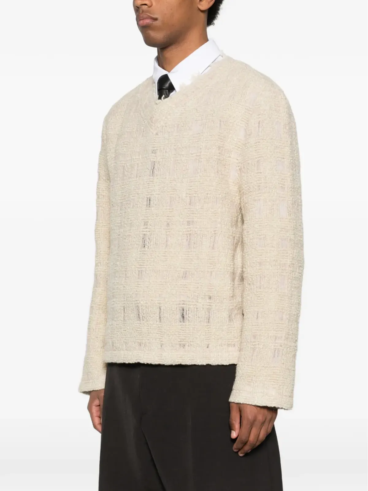Séfr Desi V-neck セーター - 画像3