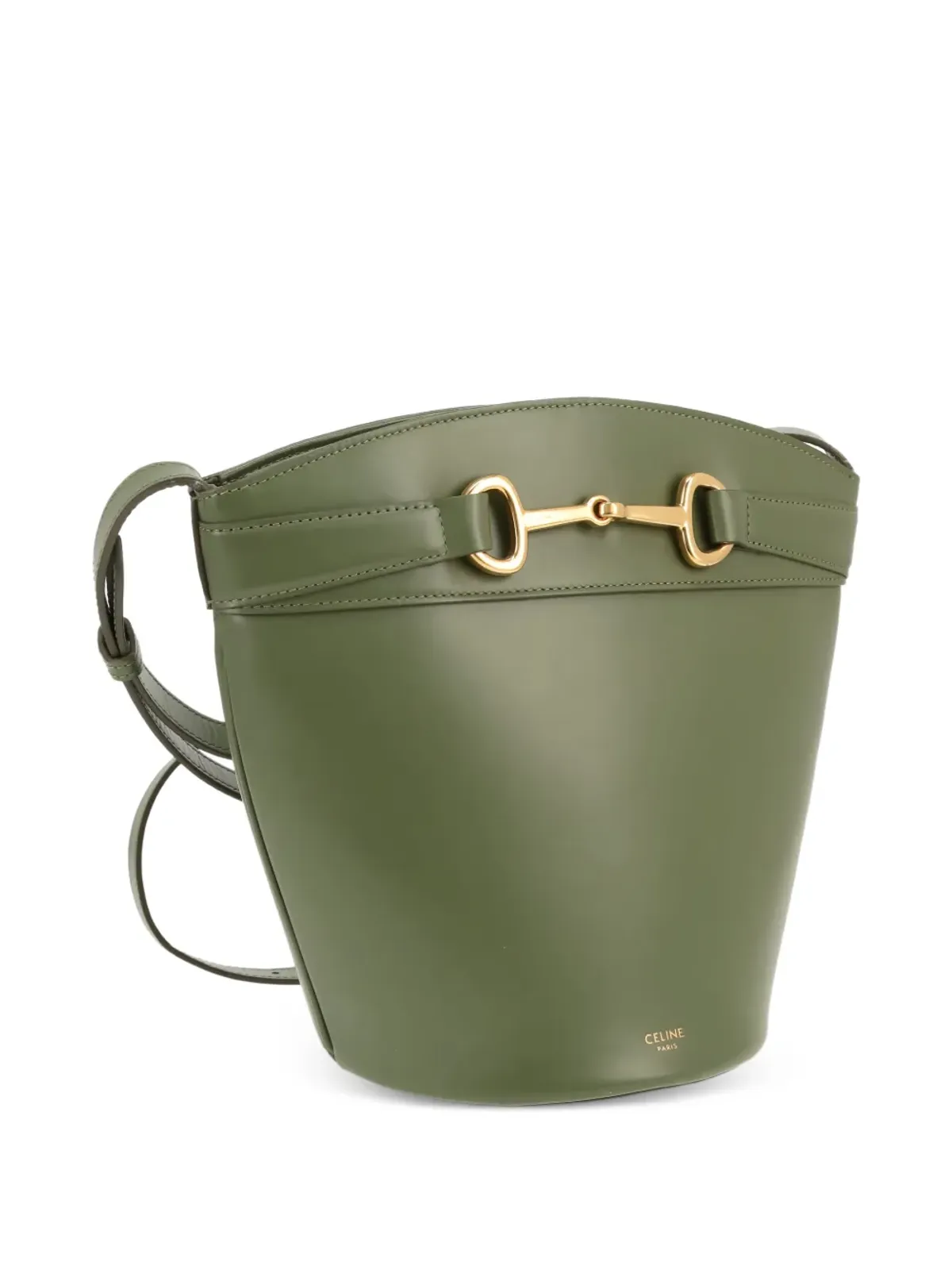 Celine ビンテージ Crécyショルダーバッグ - Green - 画像5